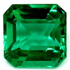 Szmaragd 1,09 ct, zielony, szlif szmaragdowy