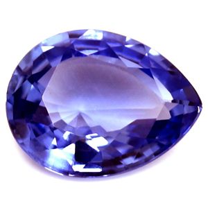 Szafir 1,67 ct, niebieski, szlif gruszka