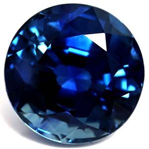 Szafir 5,53 ct, niebieski, szlif okrągły