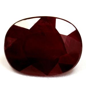 Rubin 5,01 ct, czerwony, szlif owalny