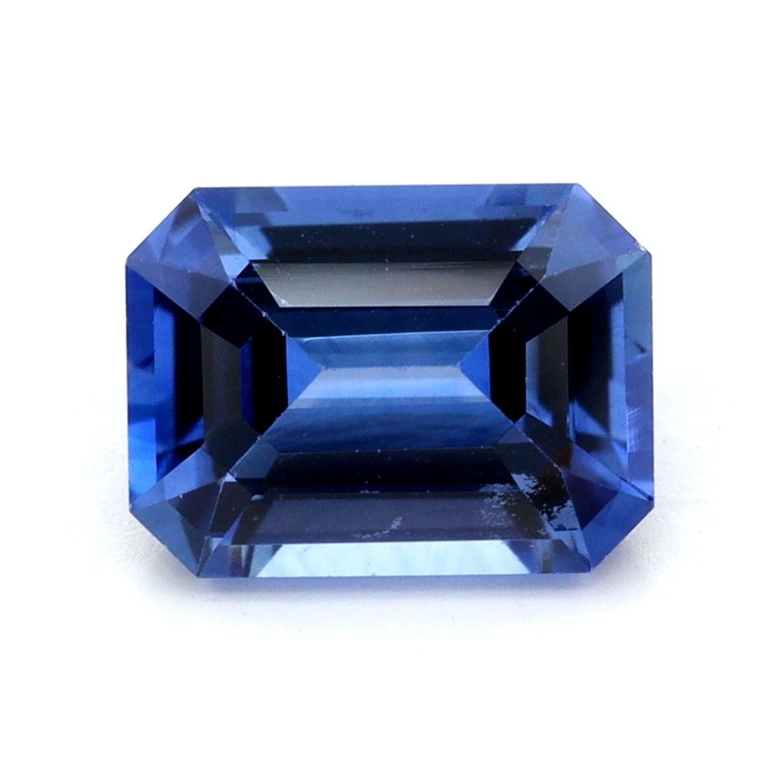 Szafir 1,50 ct, niebieski, szlif szmaragdowy