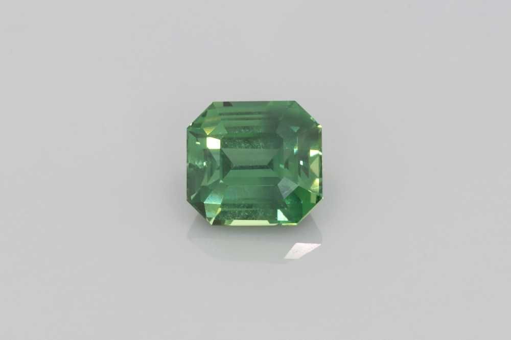 Szafir 1,58 ct, morski, szlif ośmiokątny