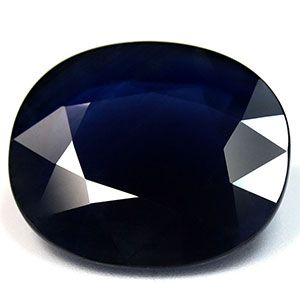 Szafir 17,47 ct, niebieski, szlif owalny