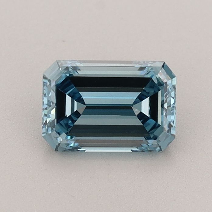 0.72 CT Fancy Vivid Blue EMERALD