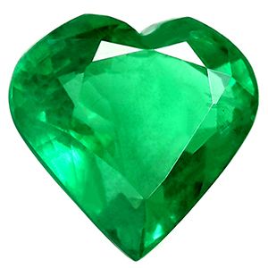 Szmaragd 1,80 ct, zielony, szlif serce