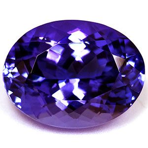 Tanzanit 5,06 ct, niebieski, szlif owalny