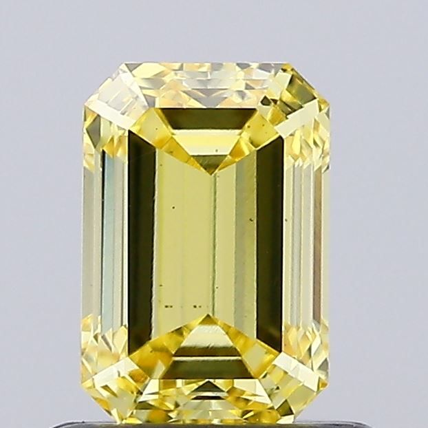 0.75 CT Fancy Intense Yellow EMERALD