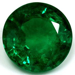 Szmaragd 5,30 ct, zielony, szlif okrągły