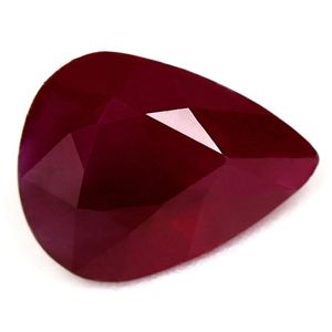 RUBY FACETED 1.17ct RED Pigeon Blood Red SI REST_OF_AFRICA HEATED