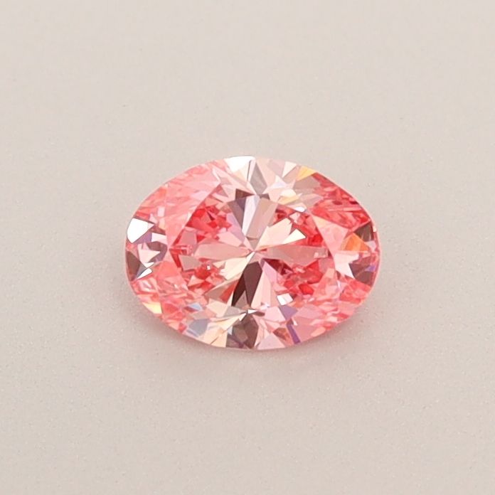0.31 CT Fancy Intense Pink OVAL