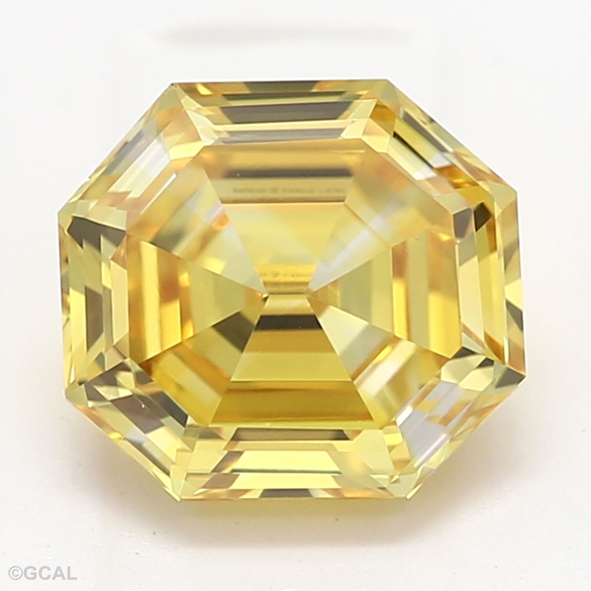 1.05 CT Fancy Vivid Yellow OCTAGONAL