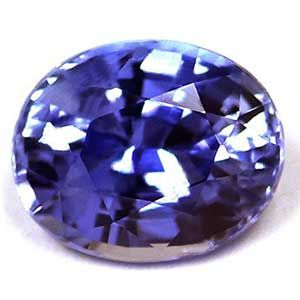 Szafir 1,29 ct, niebieski, szlif owalny