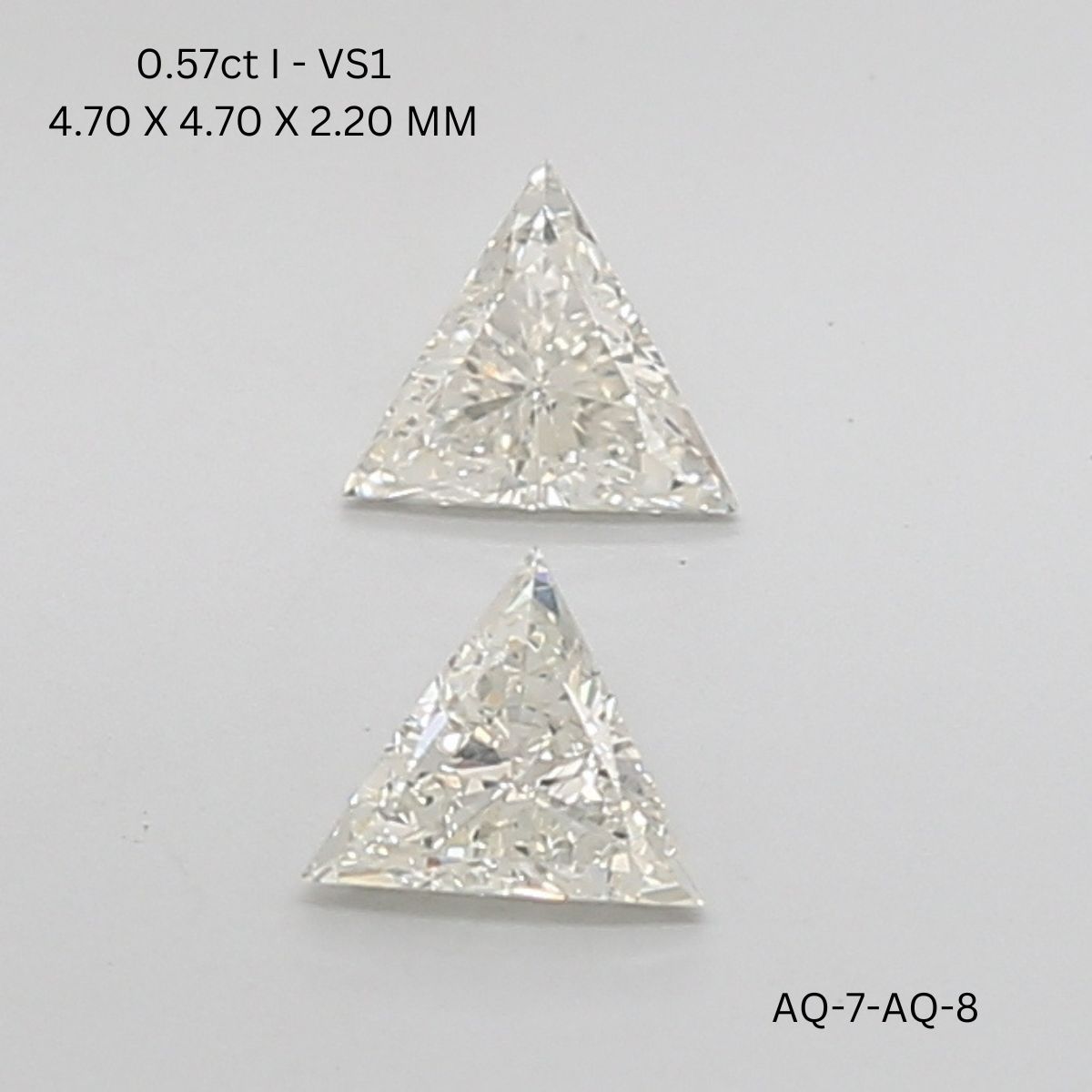 Prírodný diamant triangel,...