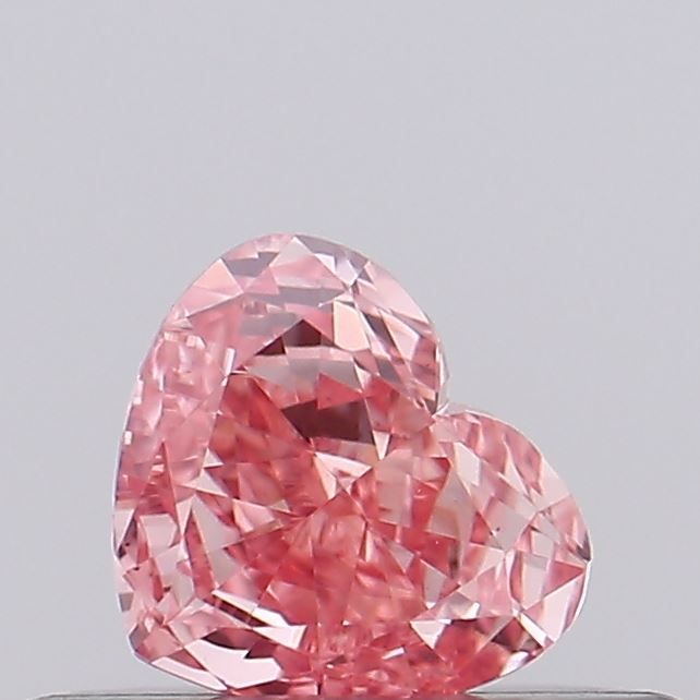 0.24 CT Fancy Intense Pink HEART