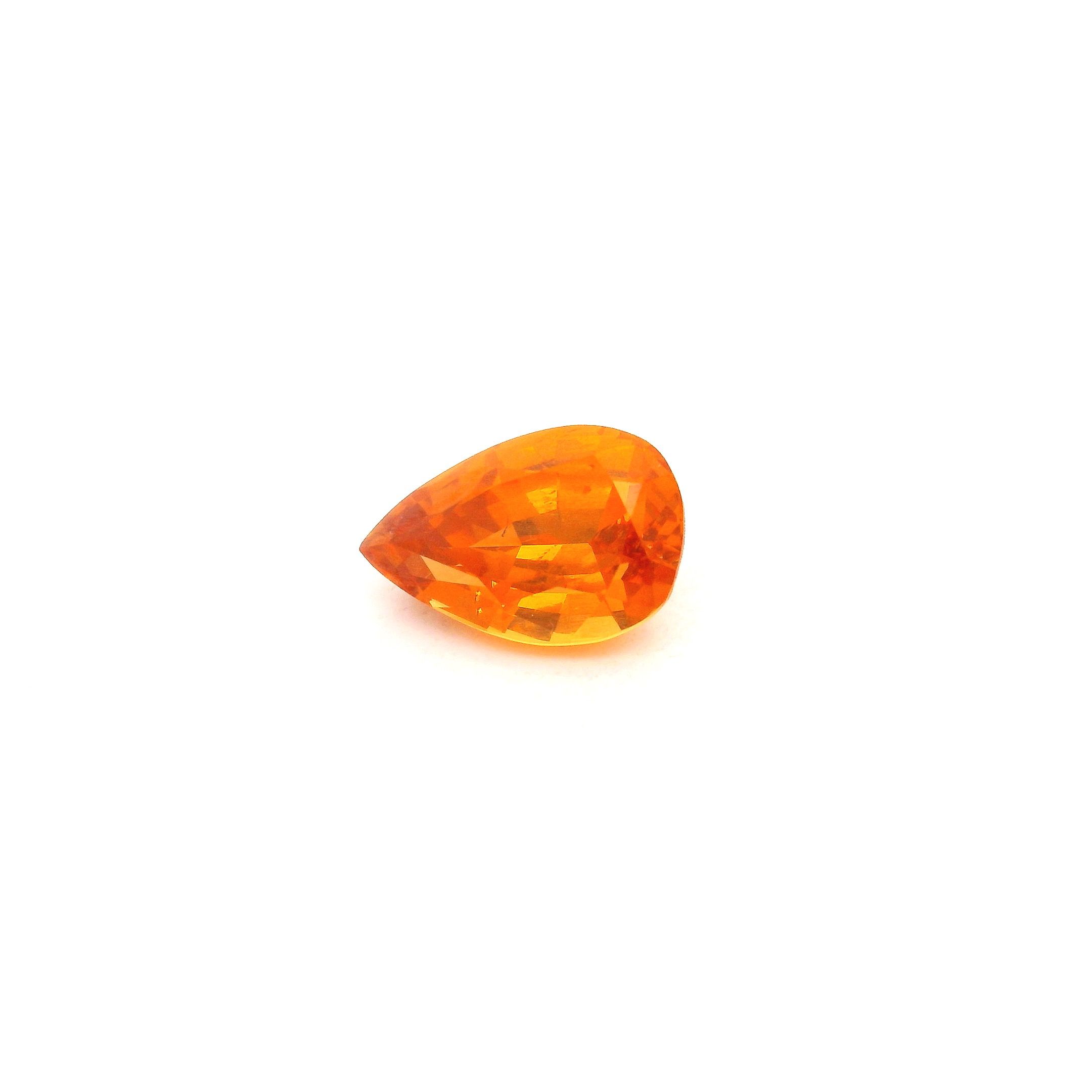 1.75 ct Pear garnet
