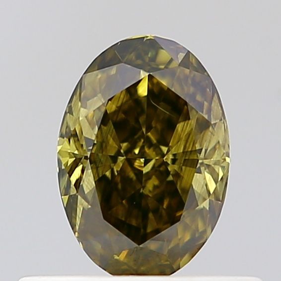 0.5 CT Fancy Vivid Yellow OVAL