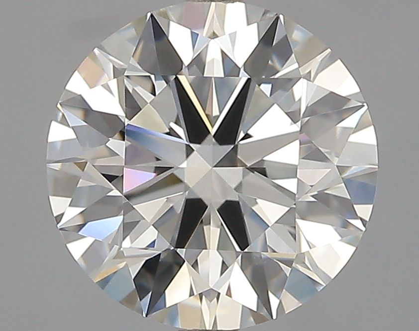 ROUND 2.53 Ct  F VS1 EX EX MED
