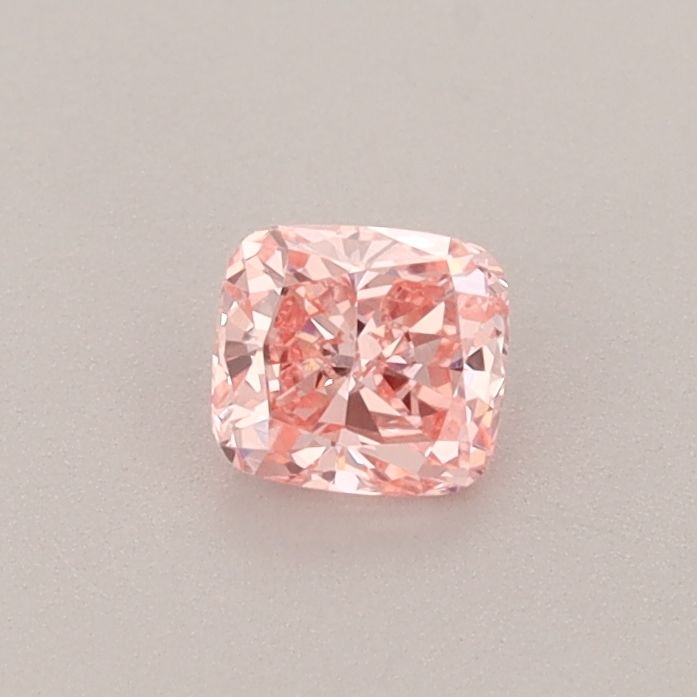 0.32 CT Fancy Vivid Pink CUSHION BRILLIANT