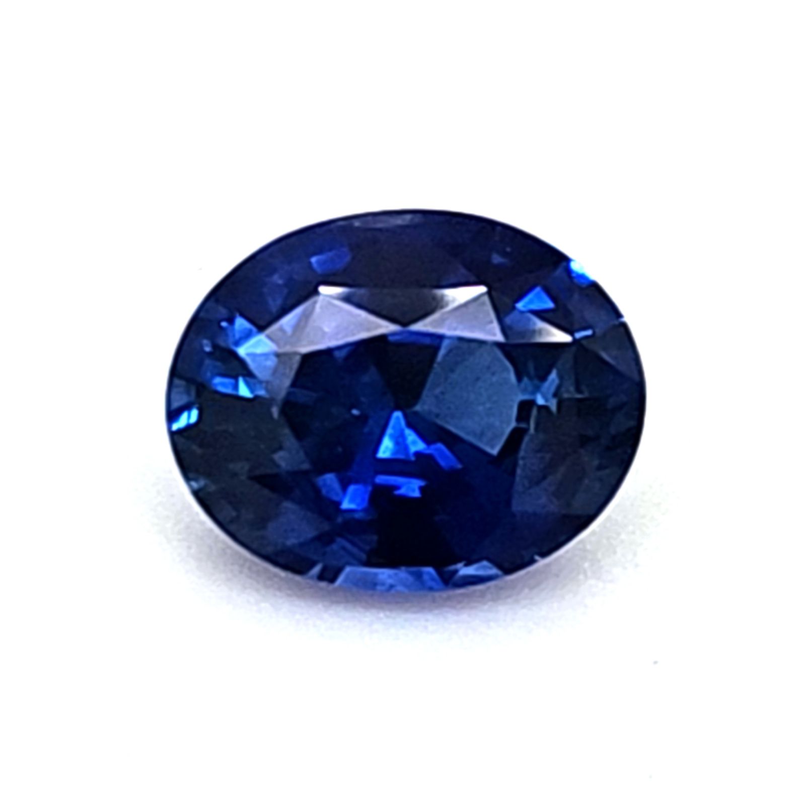 SAPPHIRE FACETED 3.02ct BLUE Blue EC SRILANKA HEATED