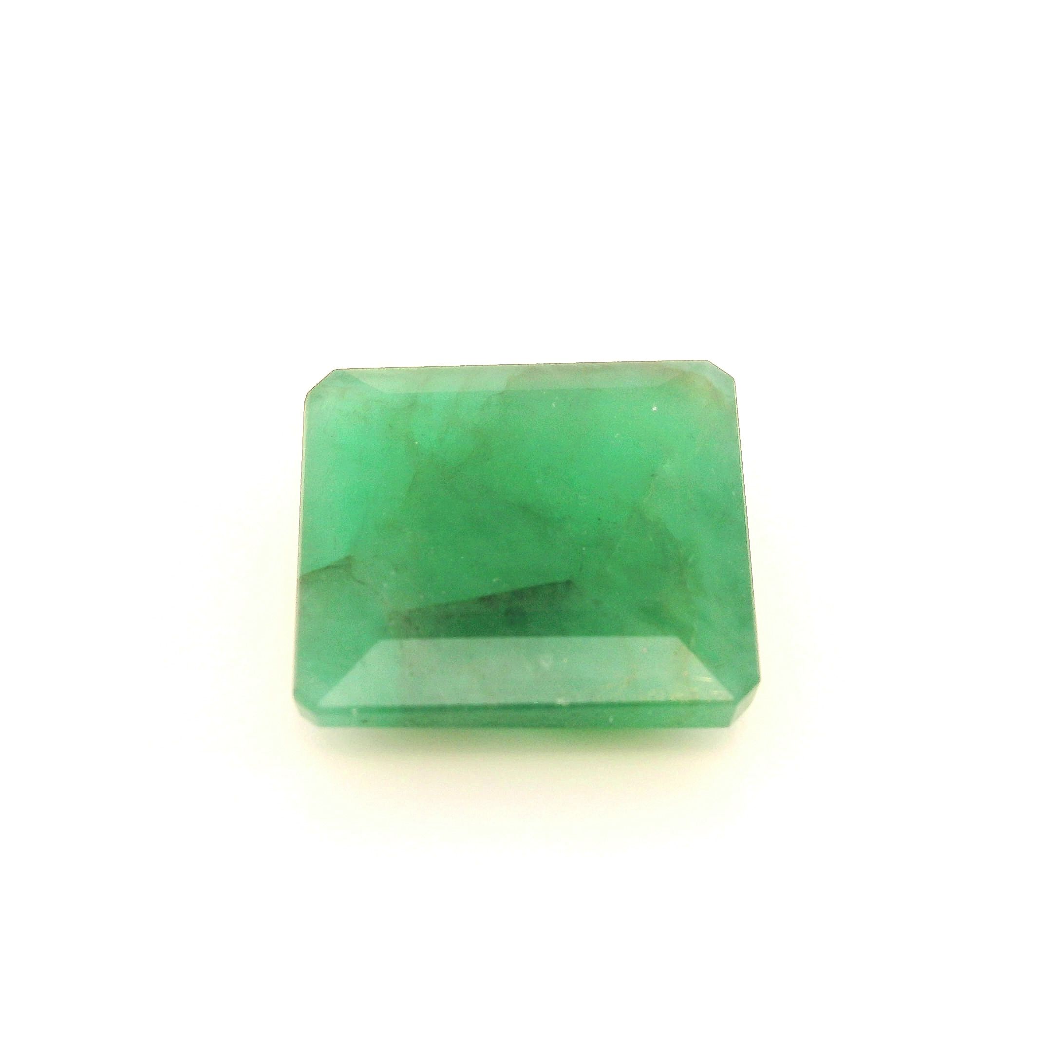 Szmaragd 5,69 ct, zielony, szlif asscher