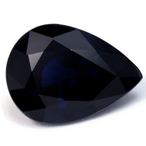 Szafir 4,44 ct, niebieski, szlif gruszka