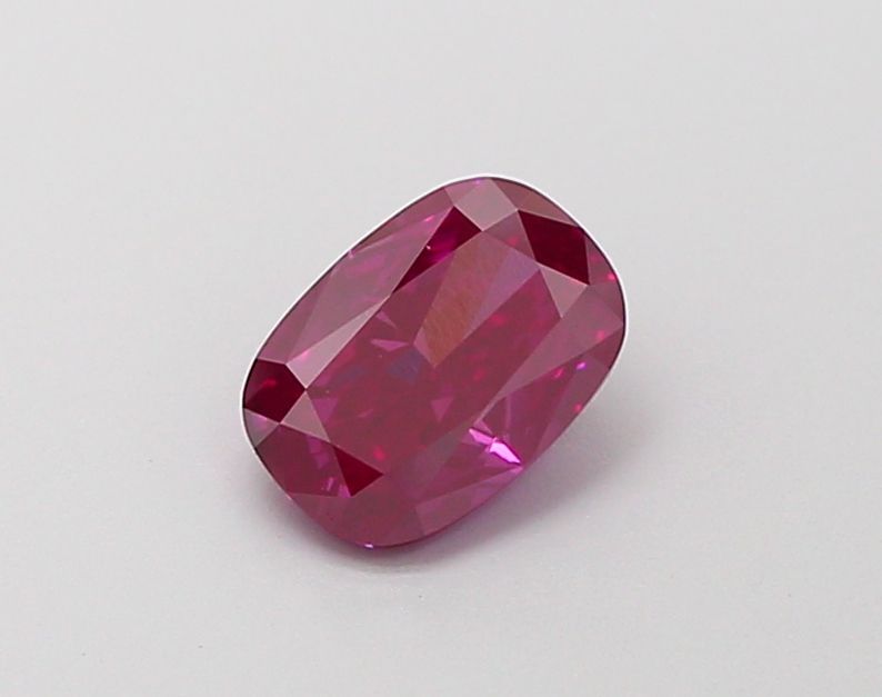 0.83 CT Fancy Deep Pink CUSHION MODIFIED