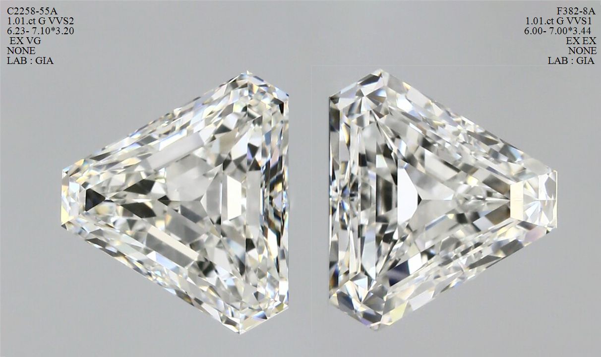 Prírodný diamant triangel,...