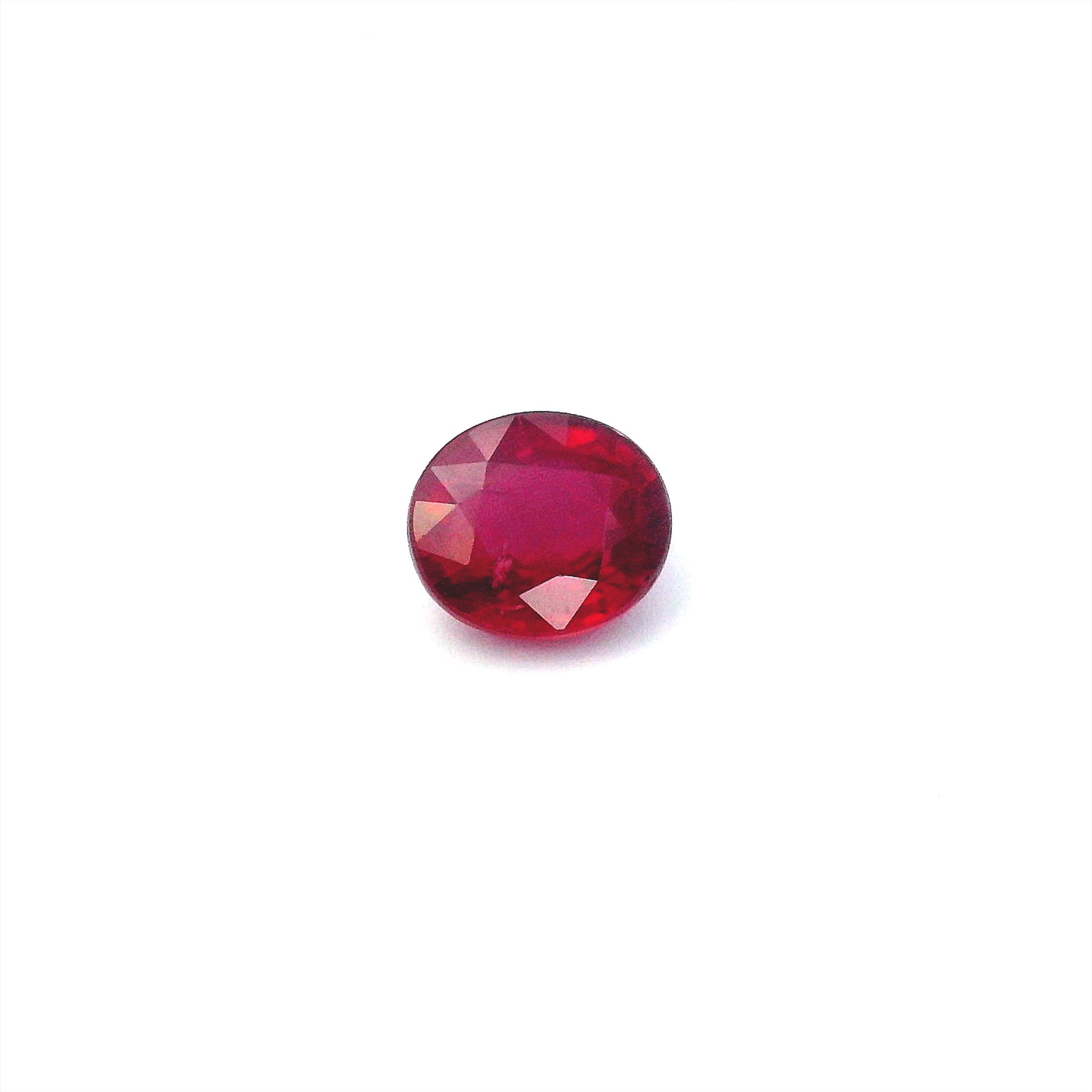 1.02 ct Oval ruby