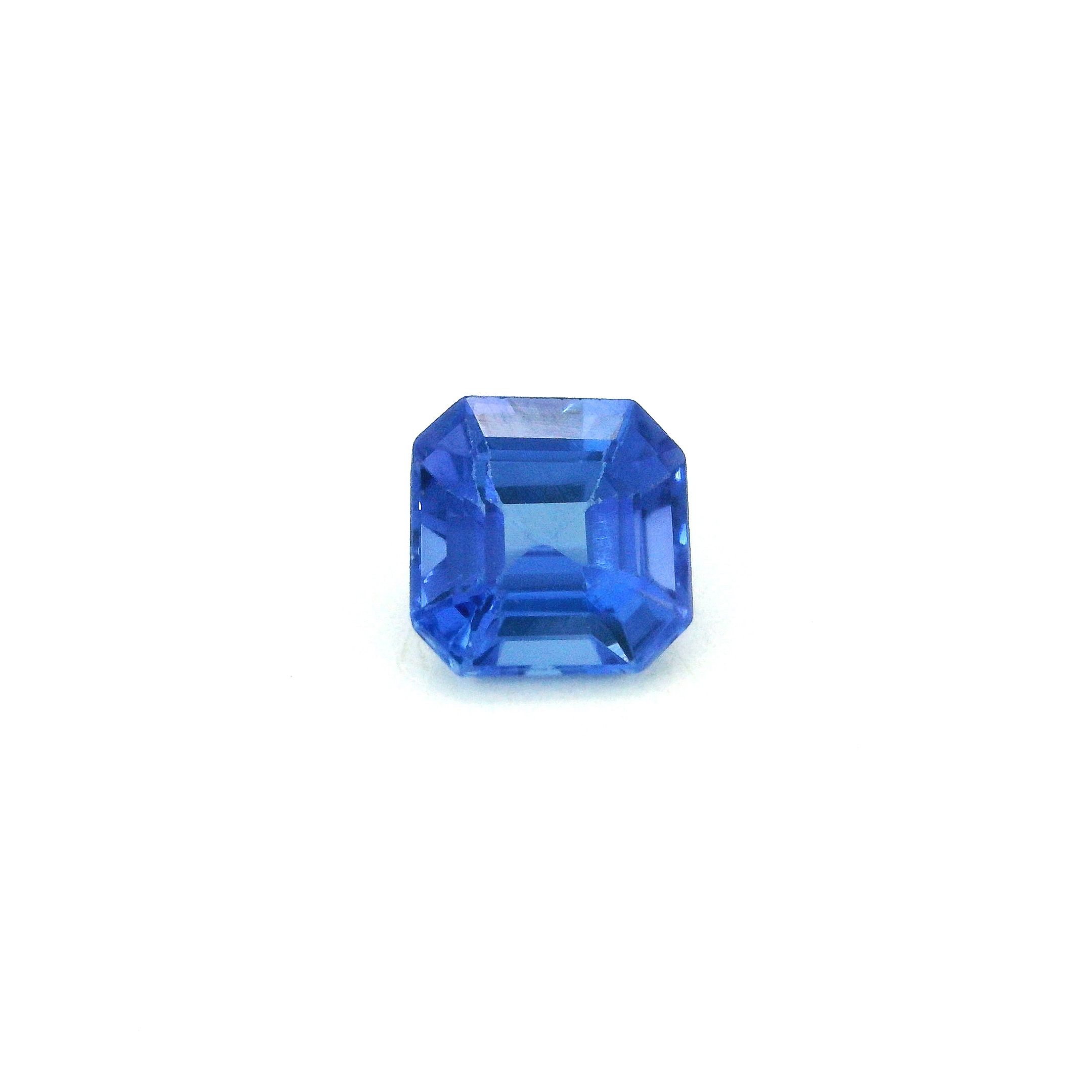 Tanzanit 1,48 ct, niebieski, szlif szmaragdowy