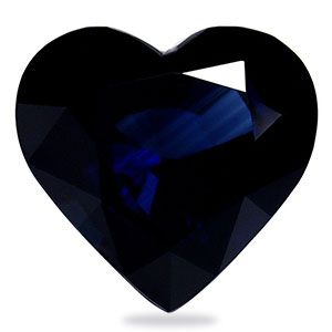 Szafir 6,48 ct, niebieski, szlif serce