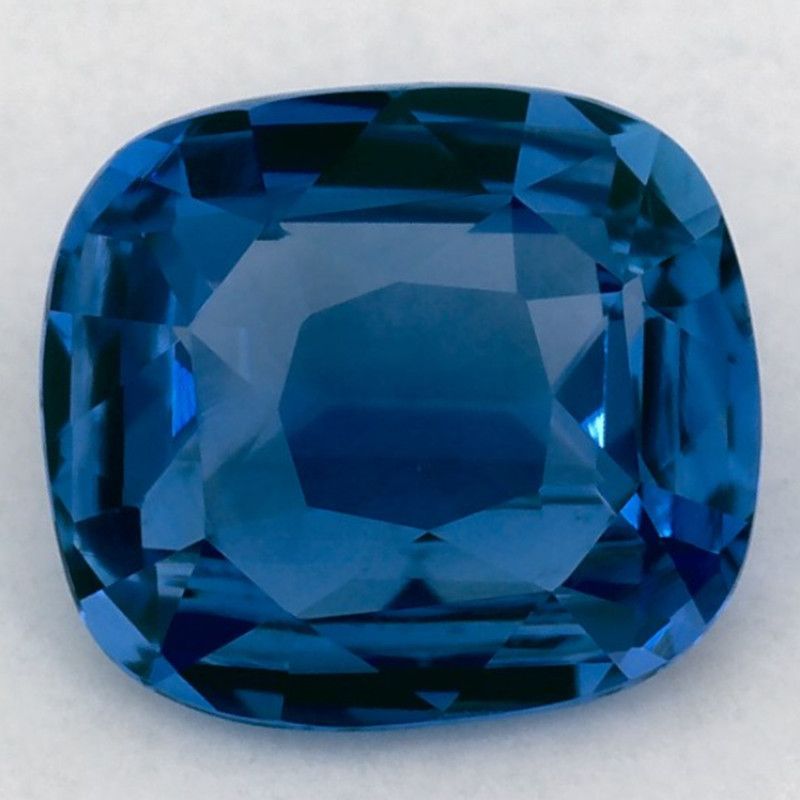 Szafir 1,77 ct, niebieski, szlif cushion