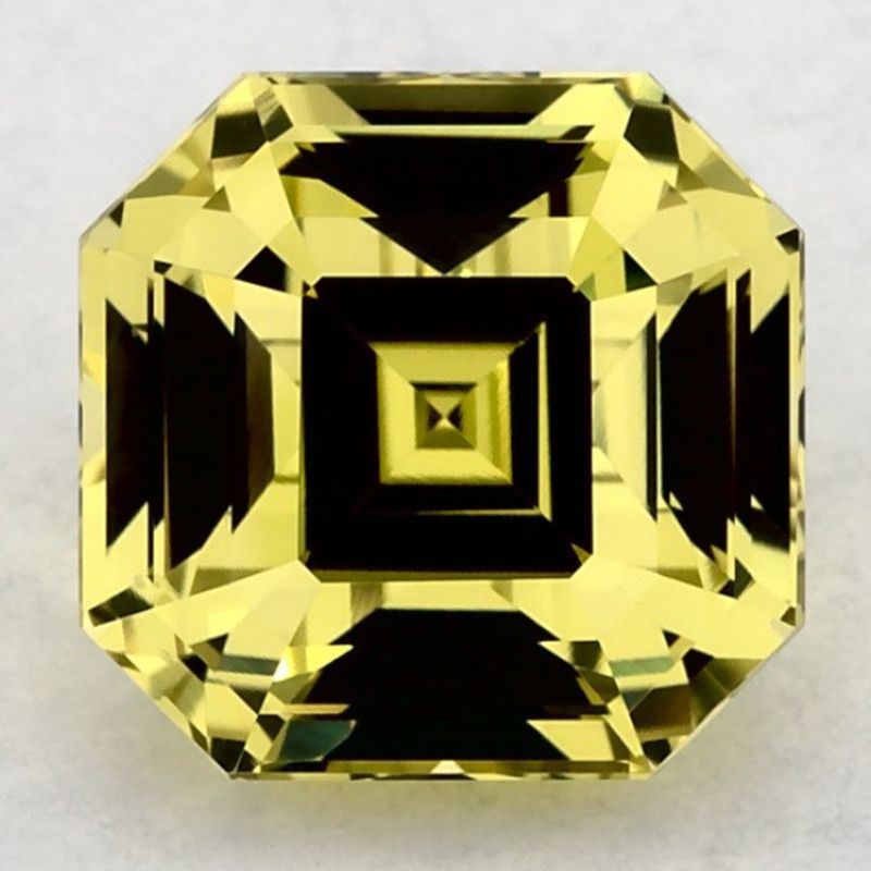 Szafir 4,51 ct, żółty, szlif ośmiokątny