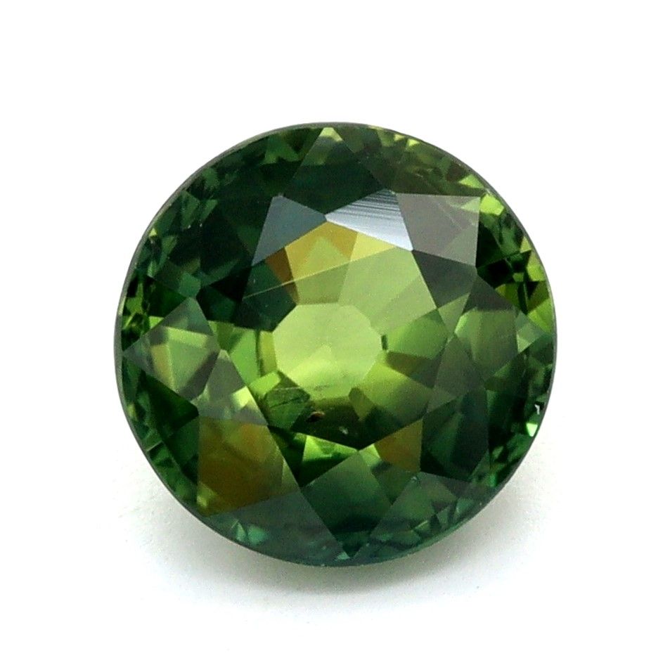 Szafir 1,27 ct, wielobarwny, szlif okrągły