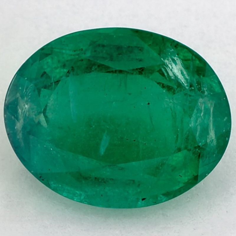 Szmaragd 4,18 ct, zielony, szlif owalny