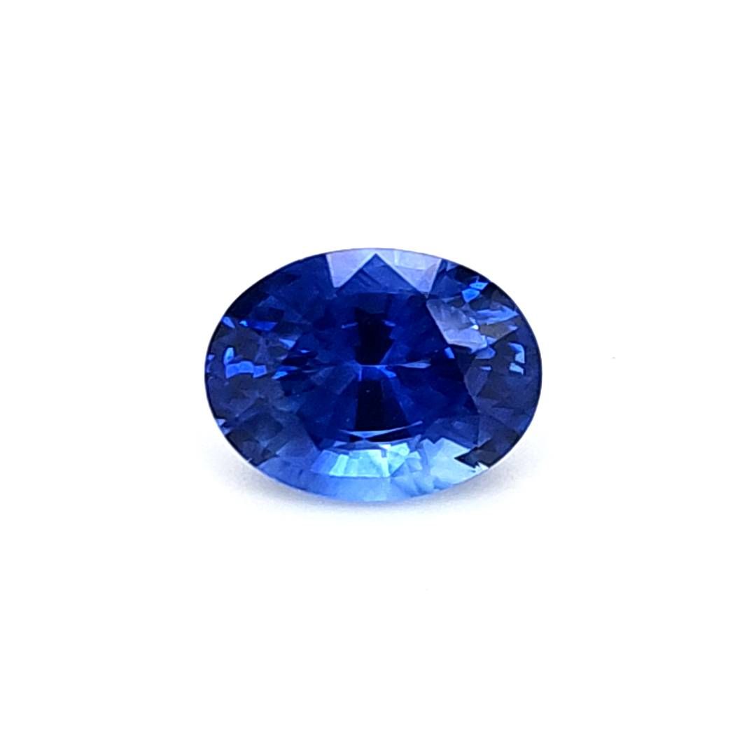 SAPPHIRE FACETED 3.1ct BLUE Blue EC SRILANKA HEATED