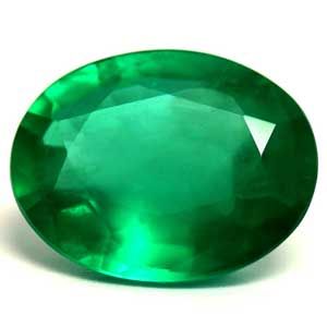Szmaragd 3,14 ct, zielony, szlif owalny