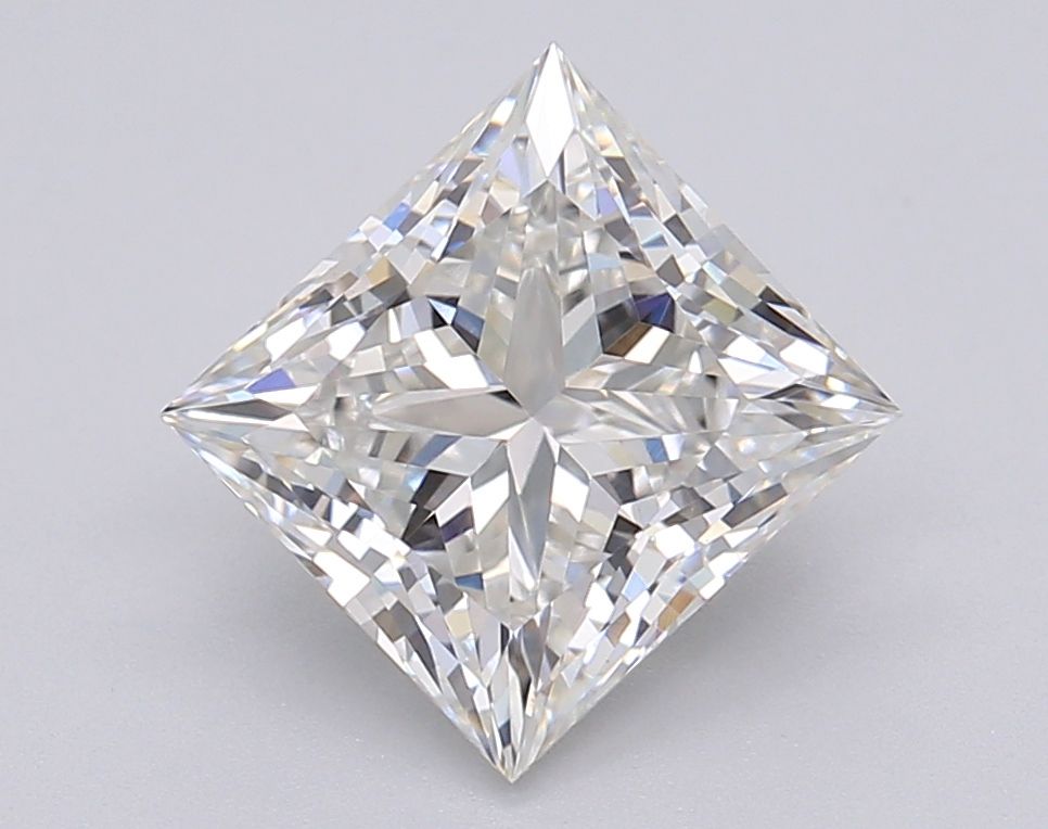 Diamant Princesse 2.52 ct - Couleur F - Pureté VVS2