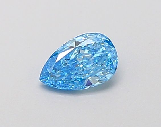 0.28 CT Fancy Intense Blue PEAR