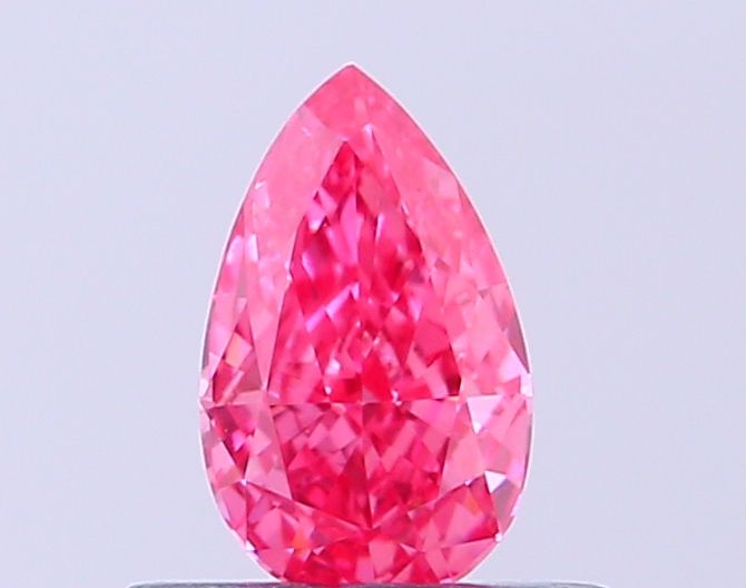 0.38 CT Fancy Vivid Pink PEAR