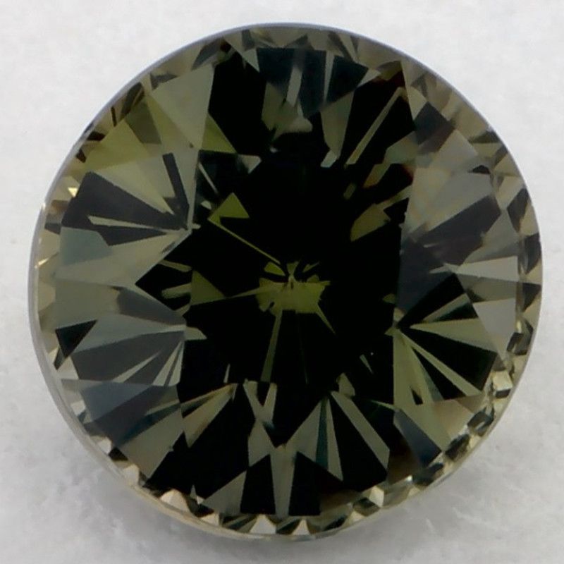 Szafir 1,08 ct, zielony, szlif okrągły