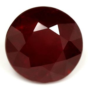 RUBY FACETED 1.26ct RED Deep Red SI REST_OF_AFRICA HEATED