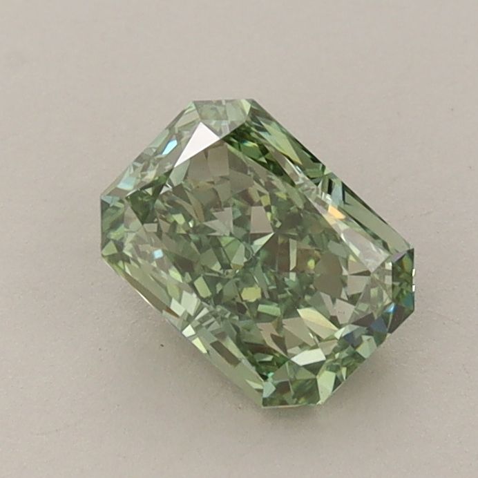 0.79 CT Fancy Vivid Green RADIANT