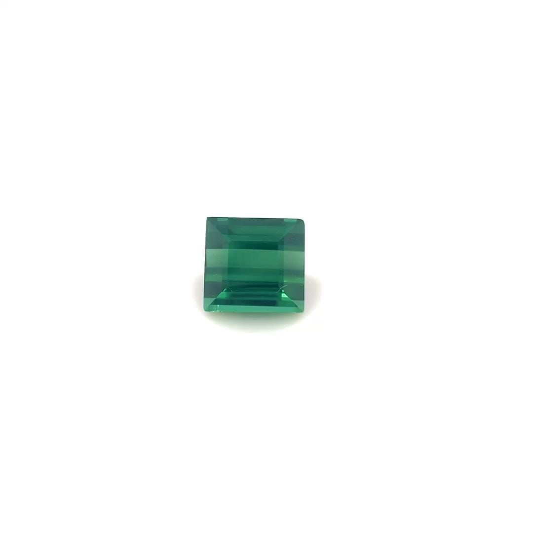 Turmalin 1,58 ct, zielony, szlif bagietka