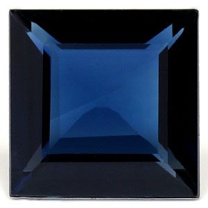 SAPPHIRE Square 0.84ct BLUE EC FACETED