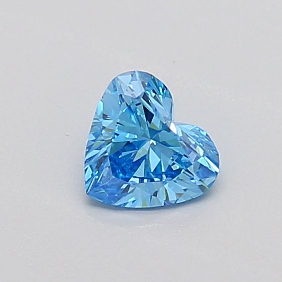 0.3 CT Fancy Intense Blue HEART