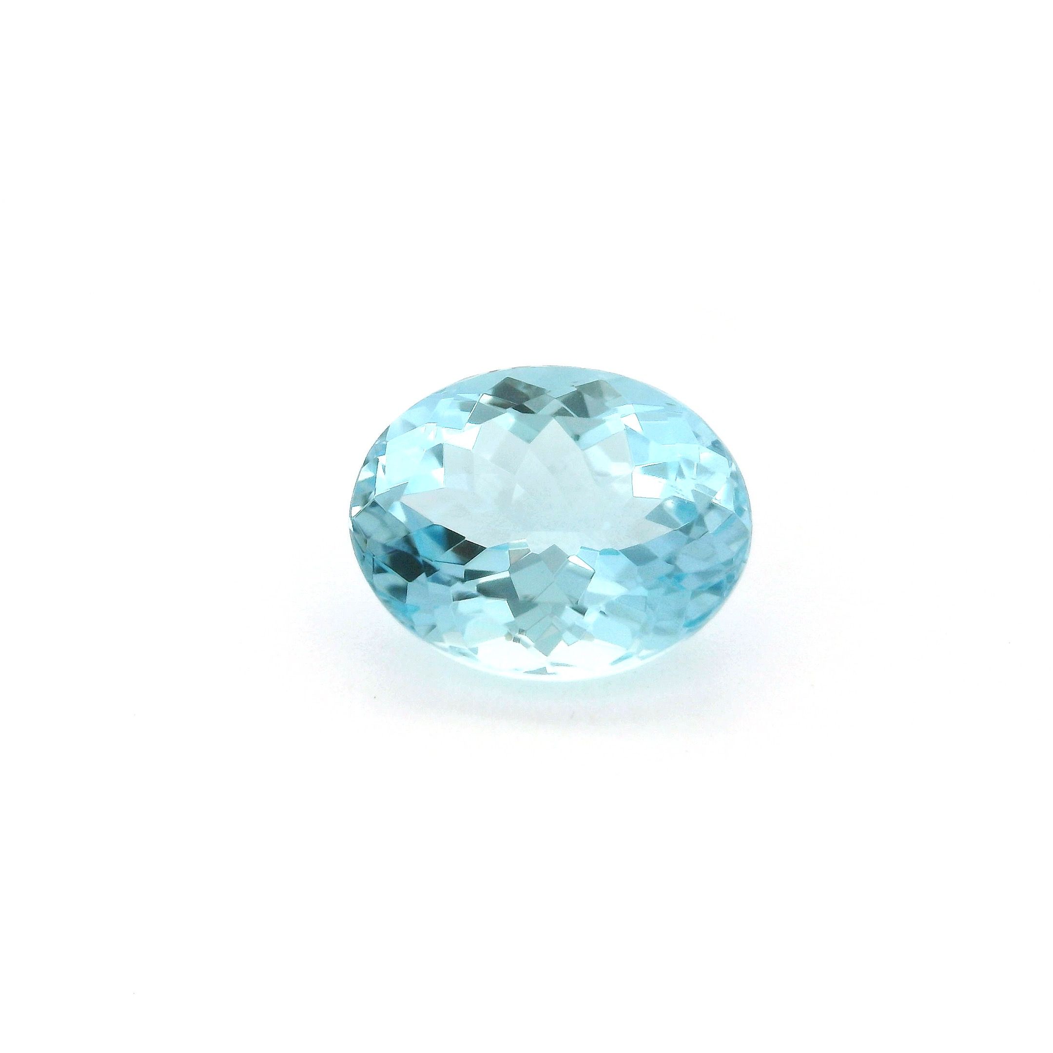 2.66 ct Oval aquamarine