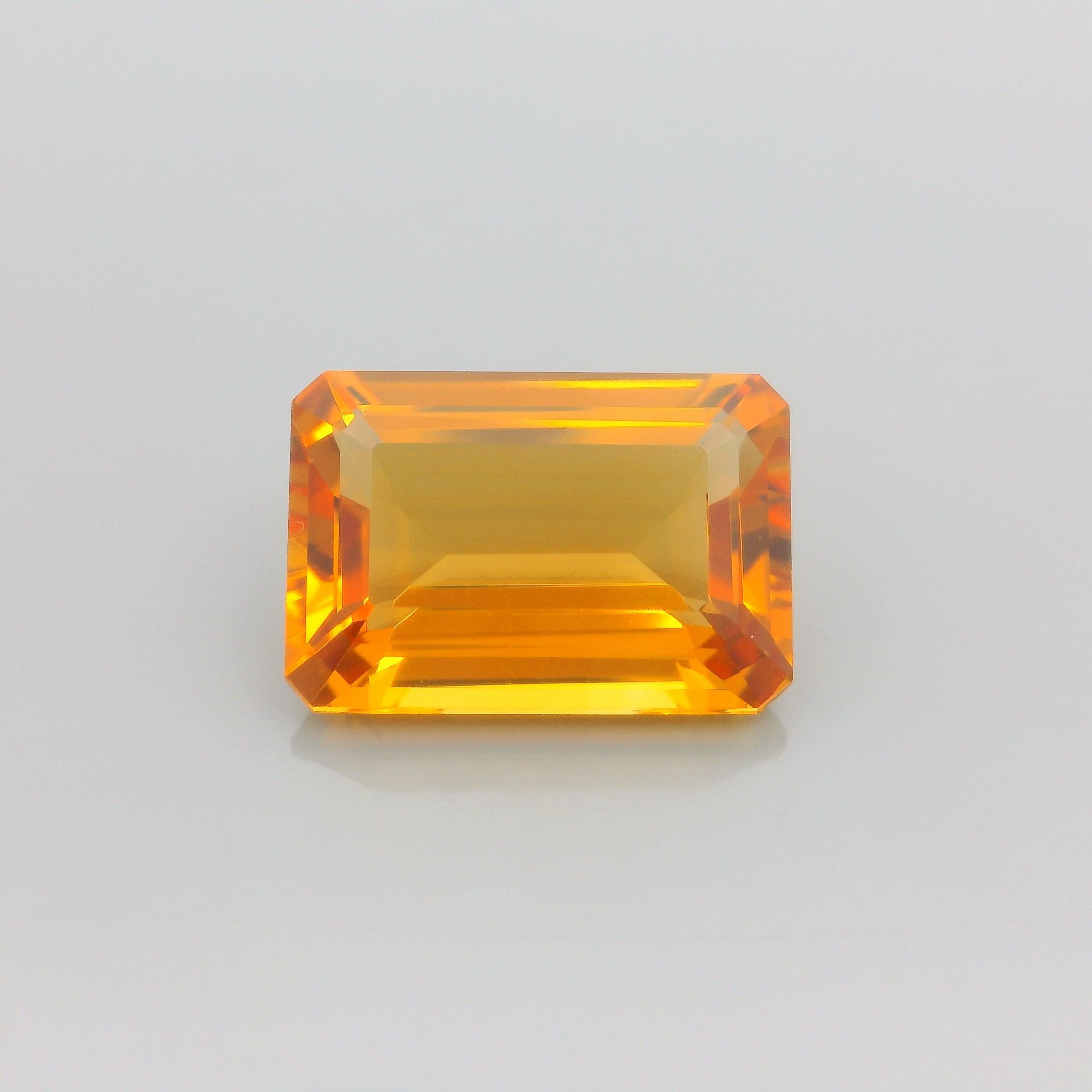 Cytryn 8,57 ct, żółty, szlif ośmiokątny