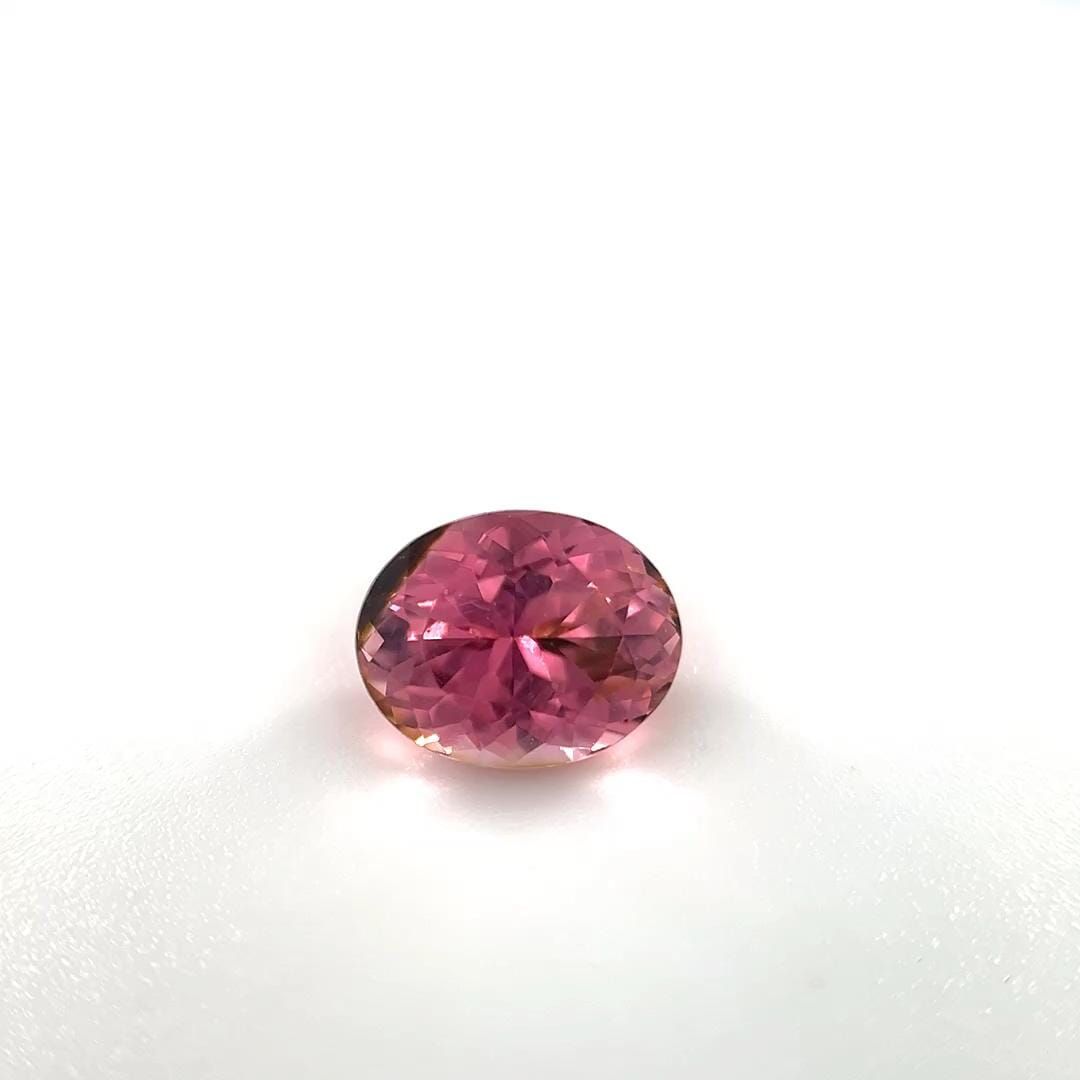 Turmalin 1,16 ct, różowy, szlif owalny
