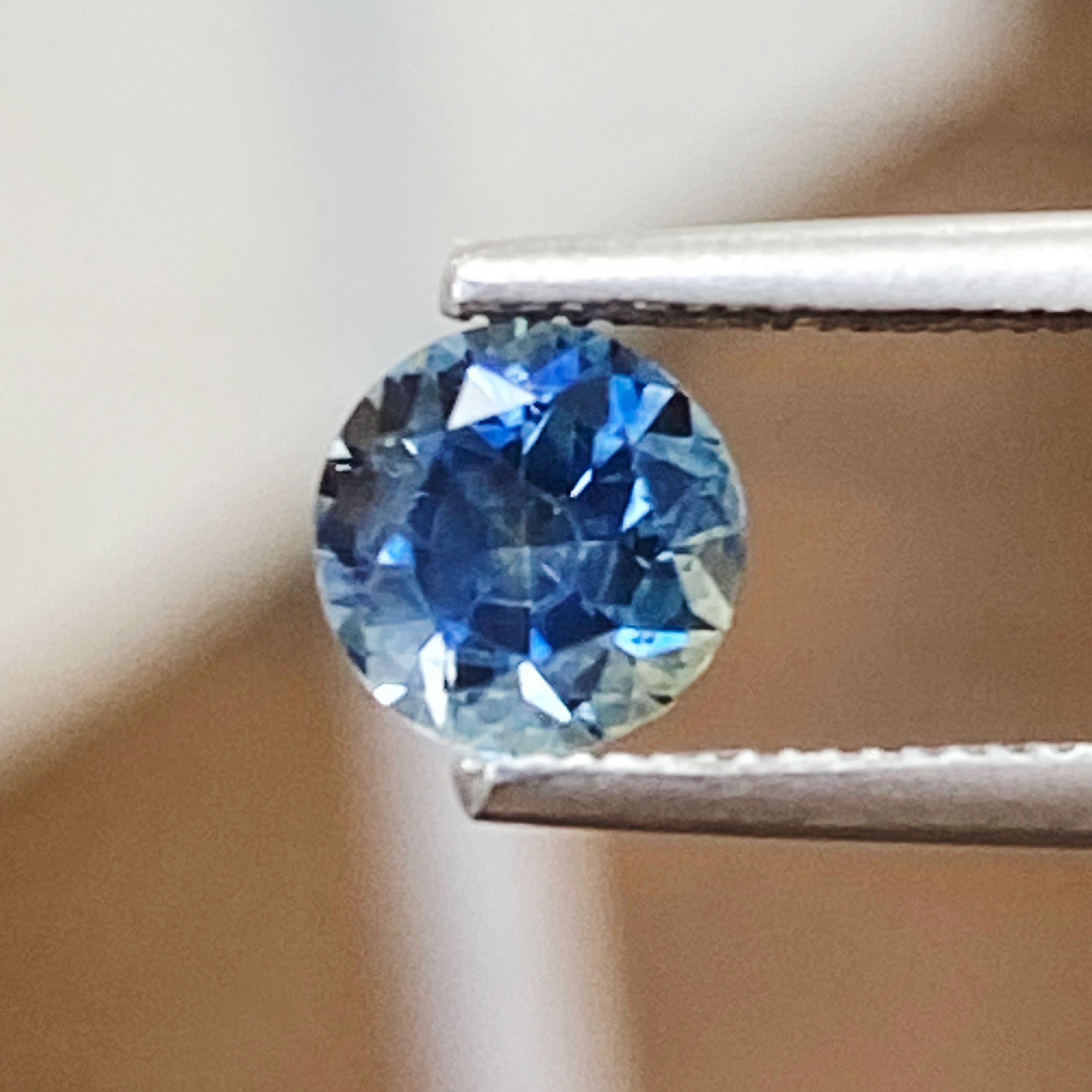 SAPPHIRE FACETED 0.9ct BLUE Blue EC UNITEDSTATES HEATED