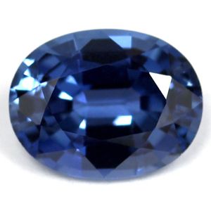 Szafir 1,61 ct, niebieski, szlif owalny